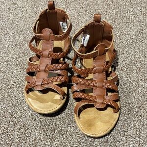 Carter's Tan Braided Kids Sandals